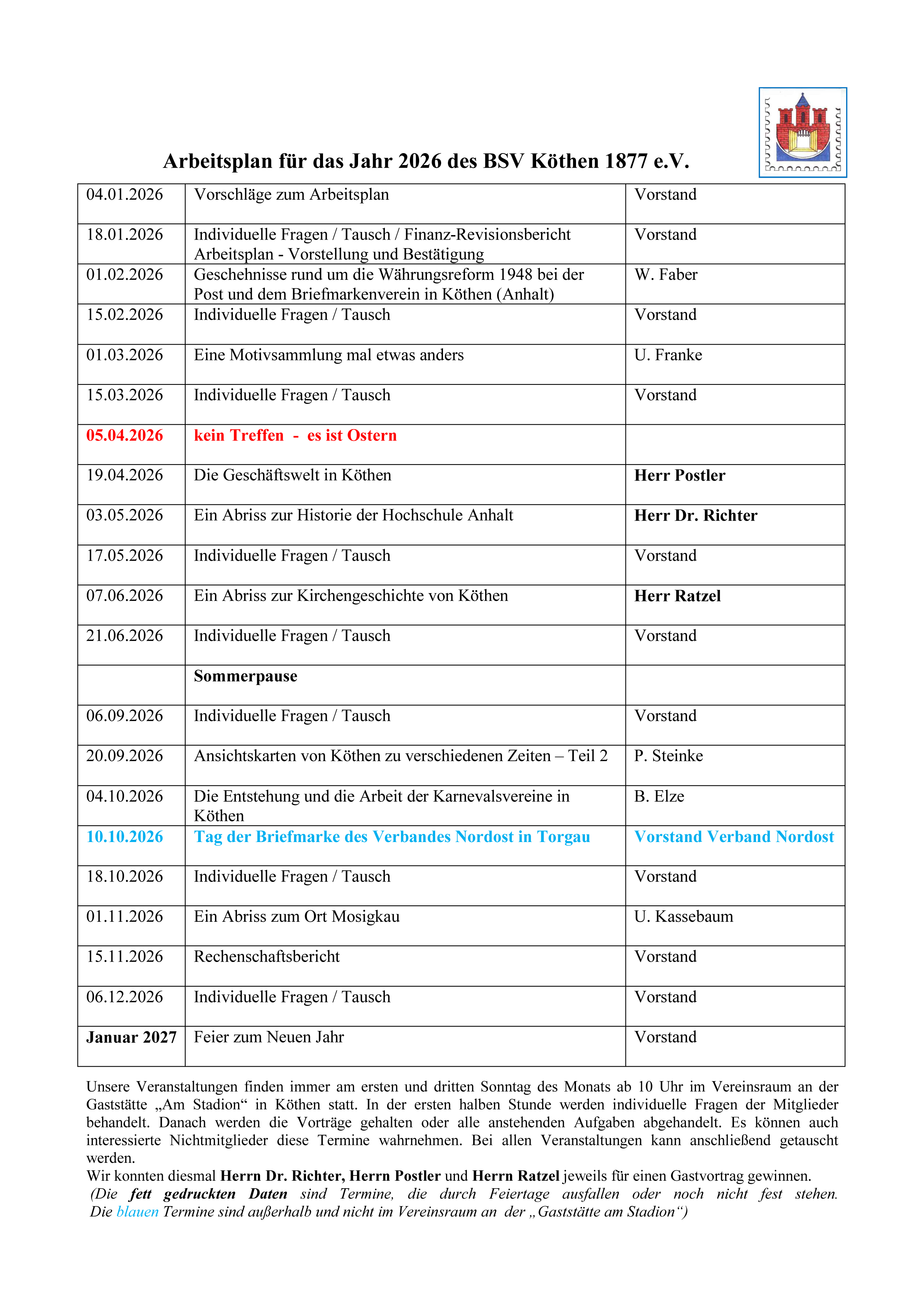 BSV K&ouml;then 1877 e.V.